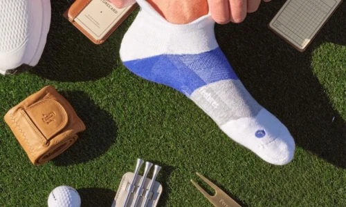 Durable athletic socks and fitness training gear