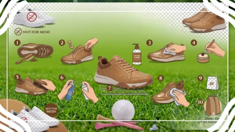 How to clean leather golf shoes