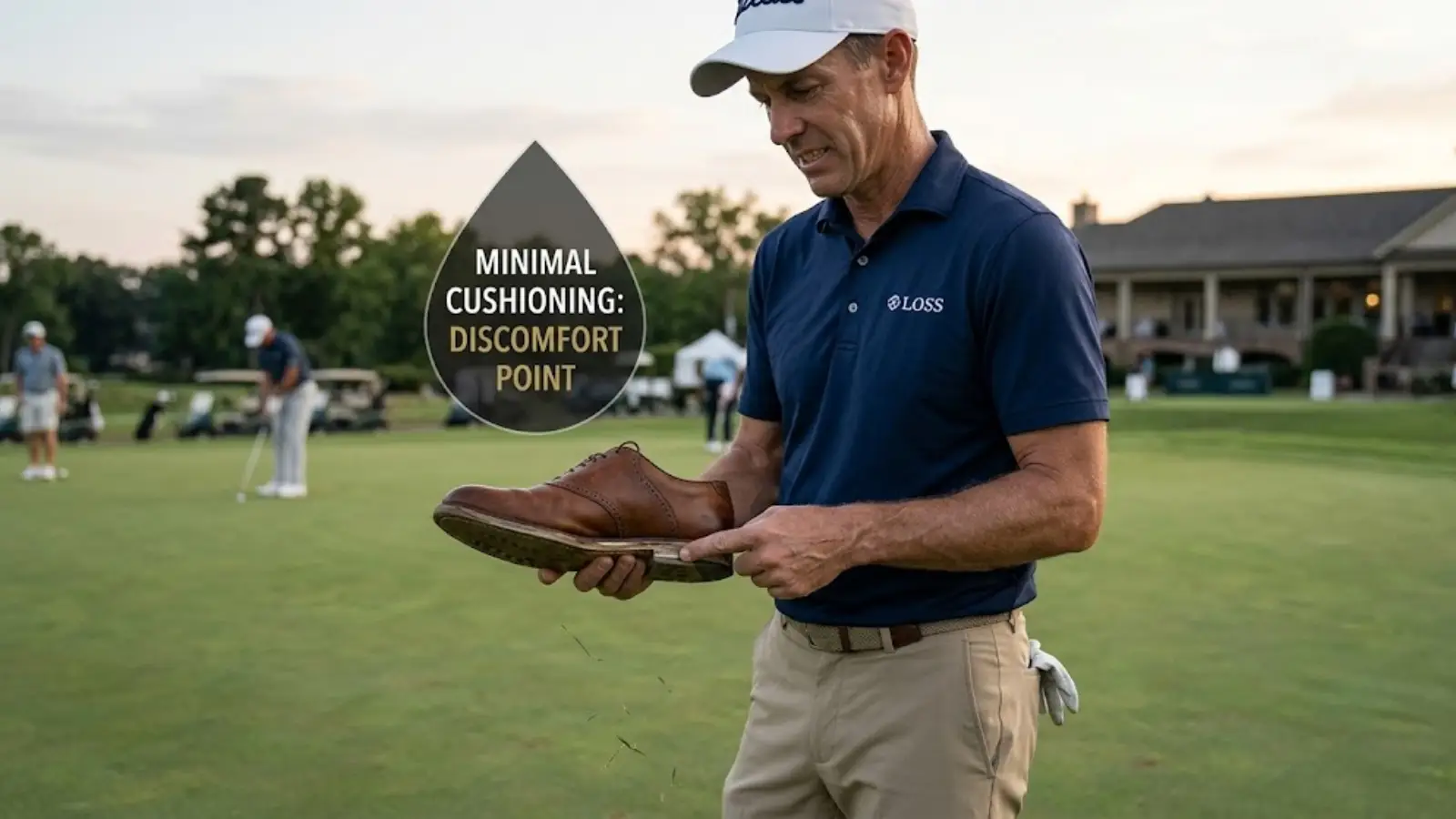 Minimal Cushioning Makes Golf Shoes Uncomfortable