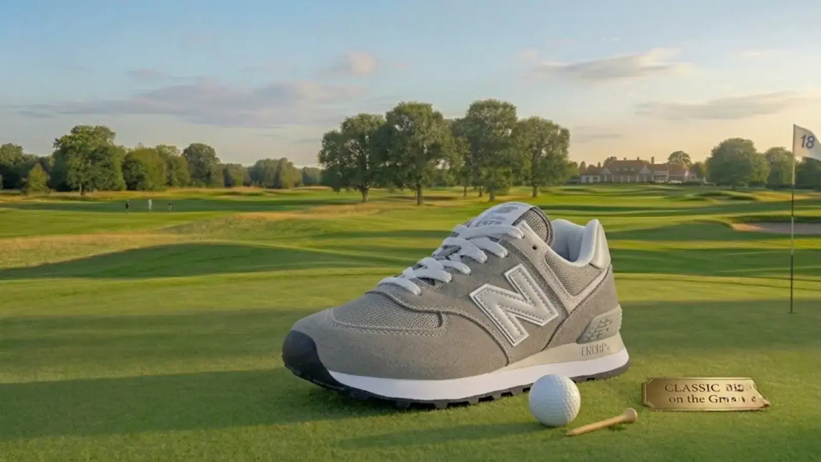 Classic gray New Balance 574 women's sneakers