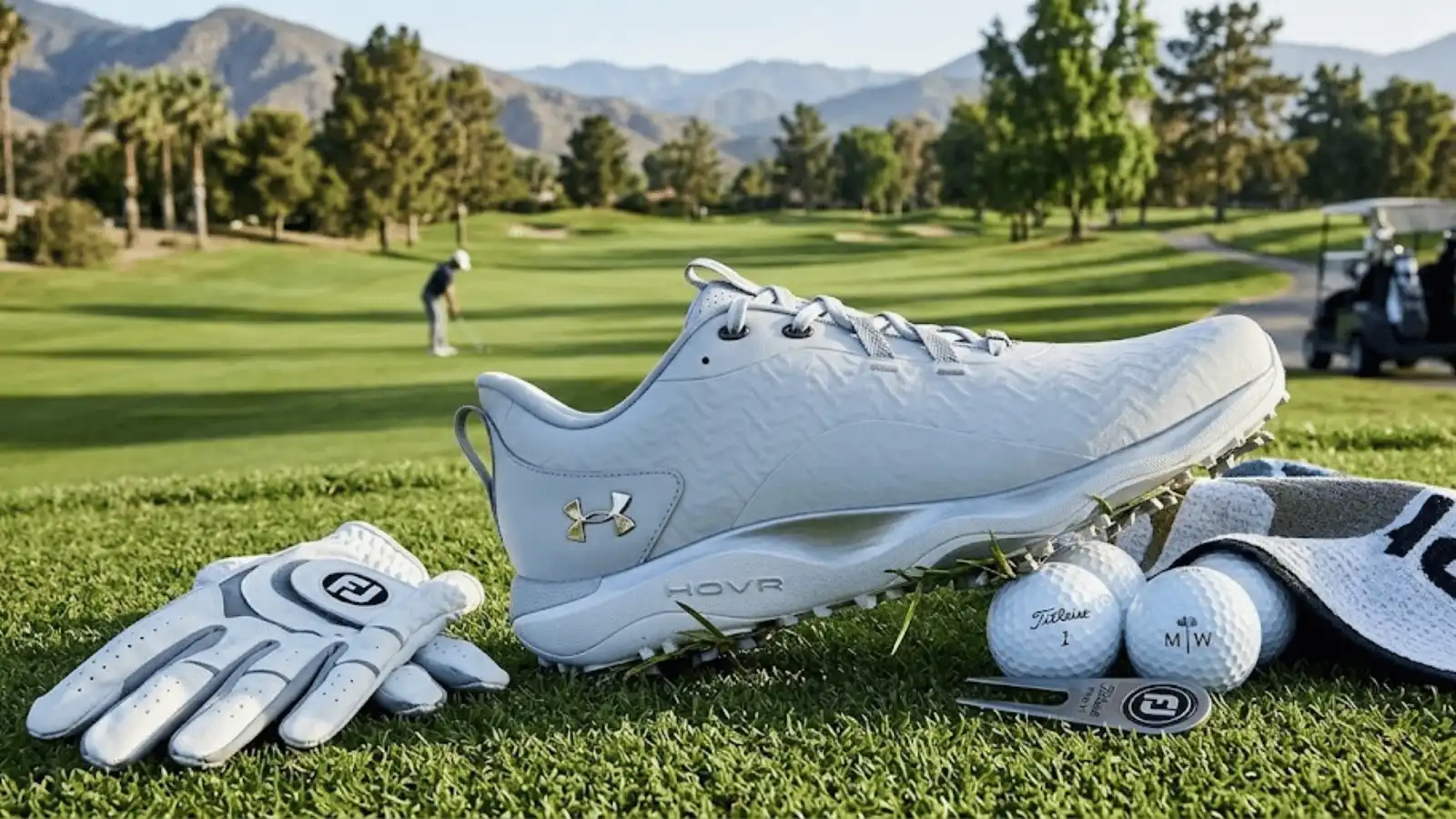 UA Drive Pro Clone Golf Shoe Pair